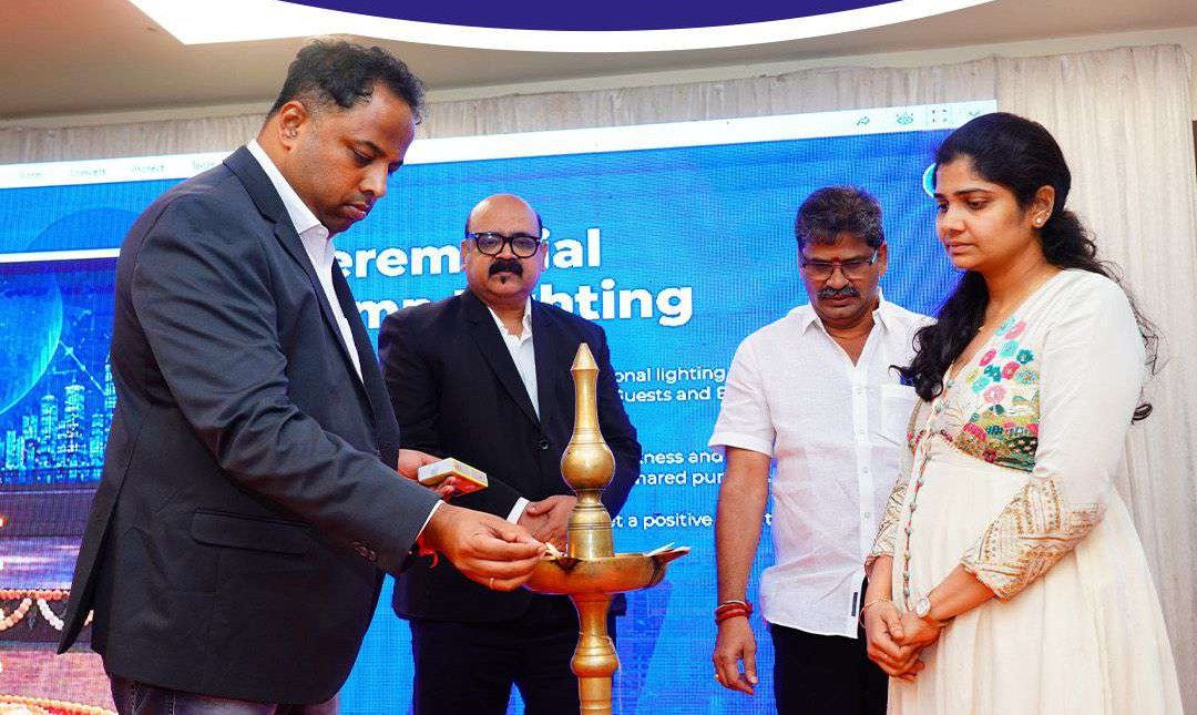 7Fin leadership performing the ceremonial lamp lighting to open the Excellence Summit 2026